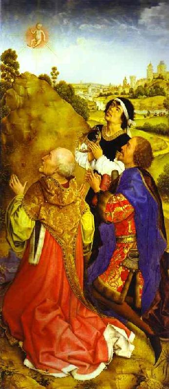 Rogier van der Weyden Middelburg Altarpiece  eq Sweden oil painting art